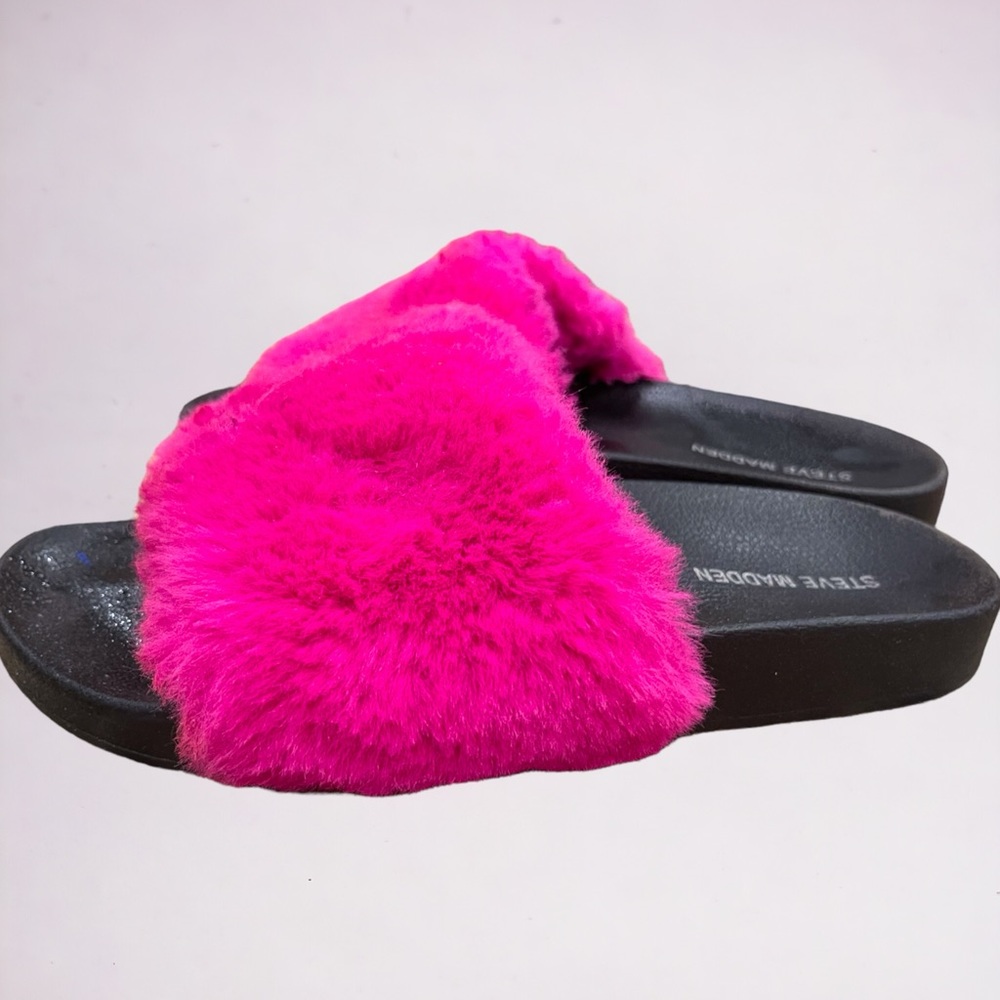 Steve Madden Fuzzy Slides - image 3